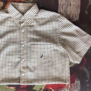 Plaid Short Sleeve Nautica Shirt